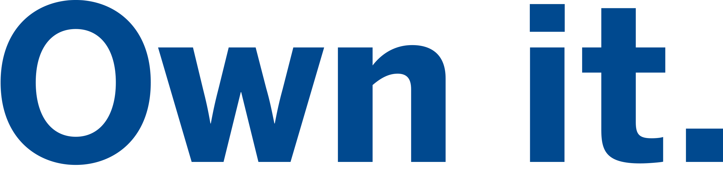 "Own it." logo